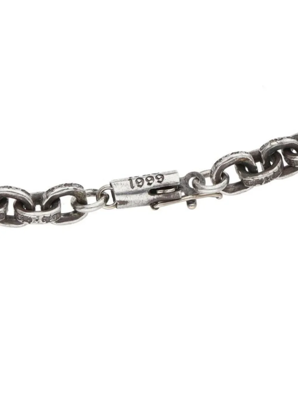 Chrome Hearts Paper Chain Silver Bracelet